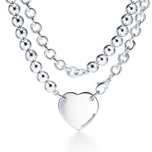 Anhänger Halsketten Marke Designer neue Qualität 925 Sterling Silber Halskette Namensschild Schmuck Geschenk L221011