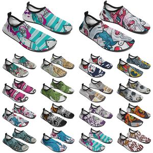 Homens Mulheres Sapatos personalizados Sapatos de água Diy Moda de tênis personalizados Multi-Colored154 Mens Outdoor Sport Trainers