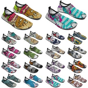 Männer Frauen Custom Shoes DIY Water Schuh Mode Customized Sneaker Multi-Farb-124 Herren Outdoor Sport Trainer