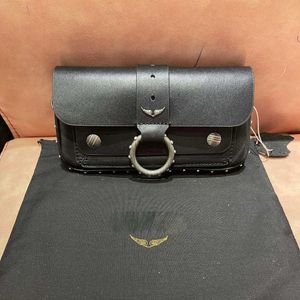 Zadig Voltaire Bag Designer мешки с плечами сумки сумки zv woemns дизайнерские сумки с двойным крылом пакеты Messenger Black Luxurys Dembag Designer