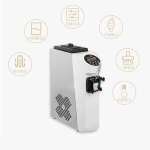 Ticari Yumuşak Servis Dondurma Makinesi Satılık Otomatik Softy Rulo 220V Paslanmaz Çelik