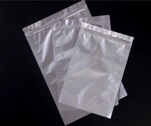Matte wiederverschließbare Aluminiumfolie Reißverpackungspackungstasche Beutel Lebensmittel Aufbewahrungstaschen Tee Snacks Langzeitpaket