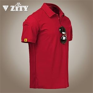 رجال Polos Zity Short Sleeve Polo Shirt Men Summer Summer Fashion T-Shirt Sport 220823
