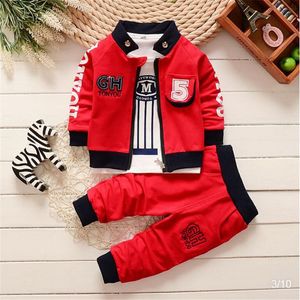 Комплекты одежды Baby Boy Fashion Kid Tie Suits Высококачественный осенний весенний детский спортивный костюм для детских свадебных нарядов 221118