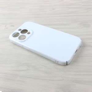 Atacado fosco brilhante 3d sublima￧￣o em branco a v￡cuo capa para iPhone 14 Series K109