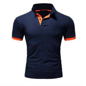 Moda polo gömlek katı tasarım erkekler kısa kollu giyim gri kırmızı beyaz siyah yakışıklı sporlar üst tee artı boyut S-5XL erkek için