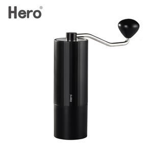 Manual Coffeerers Hero Hero portátil 420 Aço inoxidável Burr Durável Fabilista Mini S Milling 15G Capacidade 221118