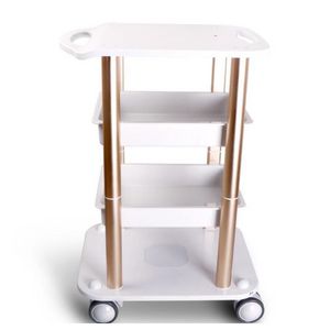 Tillbehör Delar Stålram Vagn Cart Stand Tray For Face Lyft Fraktionerad RF Ultrasonic Cavitation Slimming Salon Spa Användning till salu