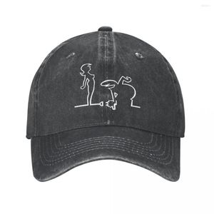 Berets La Linea Sexy Woman Baseball Cap Cowboy Hat Peaked Bebop Hats Men And Women