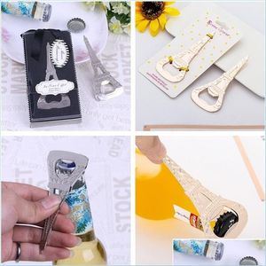 Openers Eiffel Tower Bottle Opener Creative Beer Novelty Home Party Items Wedding Favors Travel Souvenirs Drop Delivery Garden Kitch Dhlfq