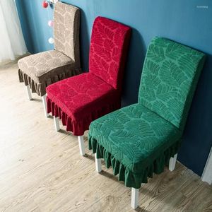 Stolskydd 1/4 stycken Moderna Jacquard Stretch Cover för Home El Banquet Dining Living Room Dinning Chairs