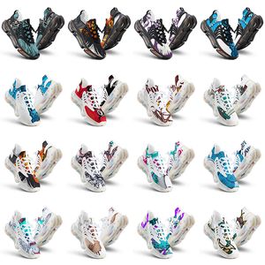 men women custom running shoes artoon animal design diy word black white blue red mens trainer 0353