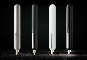 Luxury Red Dot Design Award LM Dialog Focus Fountain Pen Black Titanium Tip Nib Writing Fluent Ink Retractable Pens For Gift kor7838409