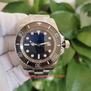 BP Factory Mens Watch V2 Version 44mm Sea-Dweller 116660 126660 D-Blue Ceramic Waterproof Watches A3135 Asia 3135 Movement Mechanical Automatic Men's Wristwatches