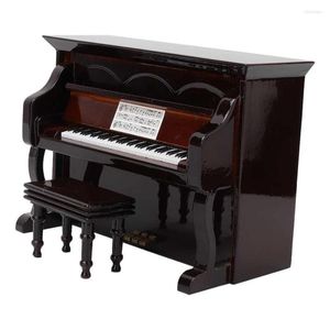 装飾的な置物ミニピアノモデル楽器ギフト家の装飾装飾品