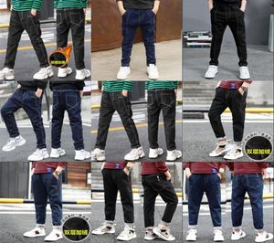 Pantolon çocuklar pantolon moda erkek kot pantolon yırtık tozluk bahar denim kıyafetler bebek gündelik jean bebek 4 ila 14 yıl 251 z23