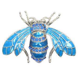 Pins Brooches Pins Brooches Wholesale Of Retail Honey Bee Rhinestones Enamel Fashion Jewelry Gift Brooch Pin Dress Accessories Gift Dhr0J