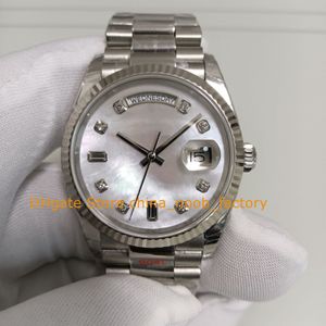 5 Renk Saatleri Kadınlar İçin 36mm 904L Çelik Mop Diamond Dial Fluged Çerçeve Unisex Erkekler Bayanlar Altın Şampanya Roman Dial GMF Otomatik Cal.2836 Hareket Saati