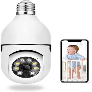 360ﾰ Panoramic Camera P Wireless WIFI IR PTZ IP Cam Home Security Indoor E27 Bulb Camera Baby Monitor305L
