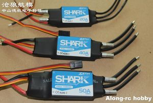 ZTW Shark 20A 40A 50A 60A 70A 80A Su Yalıtımlı Fırçasız CW/CCW ESC Su soğutma sistemine sahip tekneler için RC Tekne Modeli Su Planı