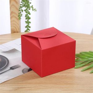 Opakowanie prezentów 10pcs pudełko na ekologiczne papierowe papierowe cukierki szerokie użycie wykwintne opakowanie