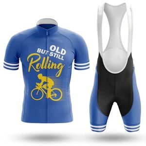 2023 Old But Still Rolling Cycling Team Jersey Bike Shorts Bib Set Ropa Ciclismo MenS MTB Shirt Summer Pro Bicycling Maillot Bottom Clothing