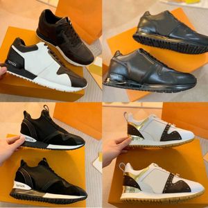 Top Classic RUN AWAY Sneakers Men Woman Casual Shoes Designer Luxury Leather Trainers Fashion Rubber Outsole Sneaker Mixed Color Flats Casual Trainers Shoe NO12