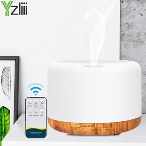 Óleos essenciais difusores de 500 ml de óleo umidificador de ar led aroma aroma aroma elétrico ultrassônico aromaterapia fria aromatom nist maker 2211118