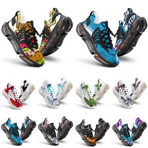 Таможня обувь мужские женщины Runnings Shoe Diy Color84 Black Blight Blue Reds Oranges Mensizeds на открытом воздухе спортивные кроссовки