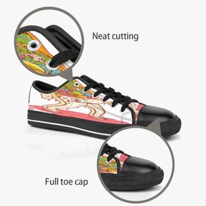 Uomo Donna Scarpe personalizzate fai-da-te Scarpe basse in tela Skateboard Triple nero Personalizzazione Stampa UV Sneakers sportive Kele228