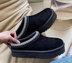 Australien Tazzs Snow Boots Ankel Boot Shoes Shorta Bottes Fashion Martin Designer Winter Warm Wool Real Leather Platform päls Booties Shoes Hy