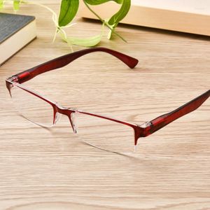 Sunglasses PC Frame Reading Glasses Women Men Fall Resistant Brown Spring Legs Fashion Presbyopia Eyeglasses Resin 1.0-4.0 R287