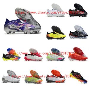 2022 Mens soccer shoes COPA SENSE FG cleats football boots White Gold Black size 39-45 EUR