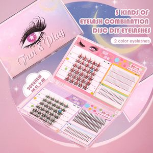 Wholesale Individual False Eyelashes Thick Curl Eye Lash Natural Look Easy Eyelash Extension Grafting Tools