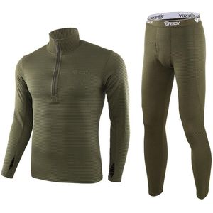 Herr termiska underkläder esdy fleece män hösten vinter varm långa johns fitness sportkomprimering andningsbara leggins termo träning 221117