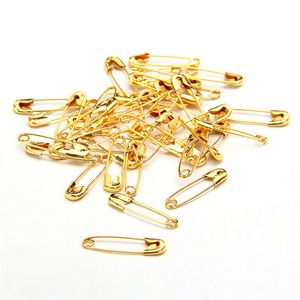 1700pcs Safety PIN -штифт Золотой серебряный бронзовый черные булавки для защитных штифтов для штифтов для штифтов. Длина 19 мм 2628 E3