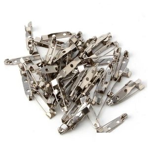 Pins Broschen Pins Broschen 50 Stück Brosche Clip Basis Zubehör Schmuck Dekorativ Verbündeter 15 bis 40 mm C1Fe Drop Lieferung Dhajs