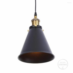 Lampy wiszące Vintage Industrial Light Retro sufit nowoczesne żelazne abażyste