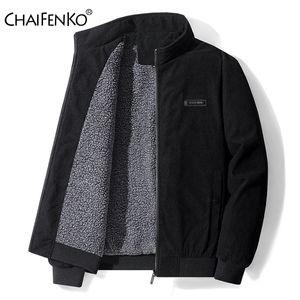 Men's Jackets Winter Brand Thick Warm Fleece Fashion Windproof Outdoor Coat Autumn Outwear Classic Casual 221117