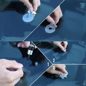 Soluções de lavagem de carro Windshield Repair Kit de poço de polimento de pára -brisas de vidro real ferramenta real racha de racha de rachadura de rachadura Fix Fix DIY