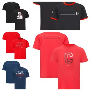 Футболка с короткими рукавами Формулы-1 2022F1, рубашка команды 2022, гоночная рубашка с круглым вырезом, повседневная футболка на заказ, большие размеры