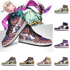 Tullskor diy anime designer sneakers basketskor anpassade sport 1s för män jpn attackgigant gjorde kvinnor som kör inomhus fritid går med allt