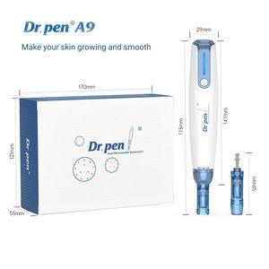 Dr Pen A9 sem fio Derma caneta Auto Microneedling Micro agulha 700mAh para tratamento de rugas para a pele facial Remoção de acne Scar Tratamento Dermapen