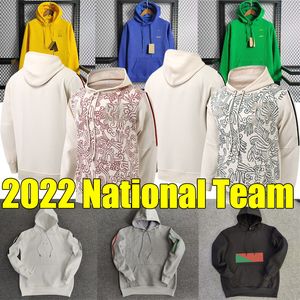 Hoodies 2022 world cup nation team soccer Jerseys Portugals brazils Mexico hoodie sweaters winter Casual Fashion long sleeve football pullover sports wear