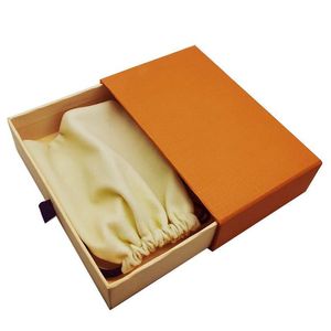 Pudełka biżuterii pomarańczowe pudełka dstring tkaniny worki detaliczne opakowanie detaliczne do mody biżuterii