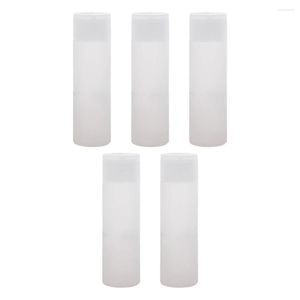 Garrafas de armazenamento 5pcs loção portátil loção reciclável Recipiente de garrafa Pressione Gel banheiro vazio