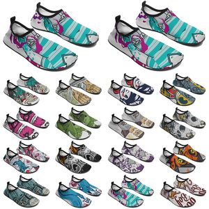 Mężczyźni Kobiety Niestandardowe buty DIY Water Fashion Modna Sneaker Multi-coloured148 męskie trenerzy sportowe na świeżym powietrzu