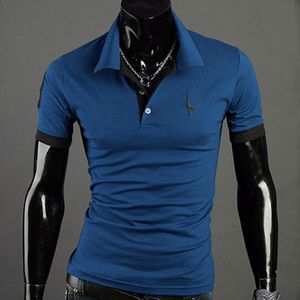 Camiseta nova homem bordado camisetas designer jeans azul mangas curtas pólo de verão top tee masculino estilo hip hop s-5xl para masculino