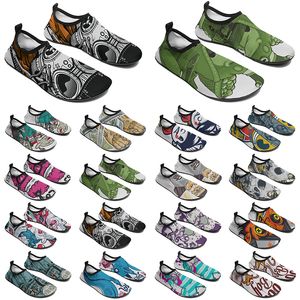 Männer Frauen Custom Shoes DIY Water Schuh Mode Customized Sneaker Multi-Farb204 Herren Outdoor Sport Trainer