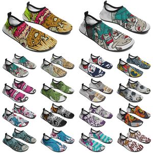 Scarpe personalizzate da donna per uomo Scarpe da acqua fai-da-te sneaker personalizzate moda multicolore138 scarpe da ginnastica sportive da uomo all'aria aperta